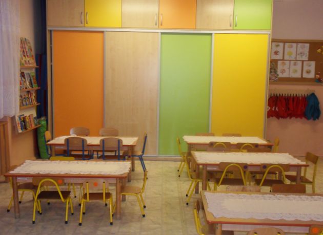 Sala przedszkolna nr 1 - sala jadalna i edukacyjna
