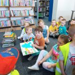 Grupa II - Dzieci z wizytą w bibliotece