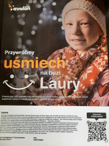 Plakat - zbiórka Laura