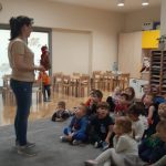 Grupa II - Pani pokazuje dzieciom Lajkonika