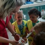 Grupa I - Dzieci uczą się prawidłowo czyścić zęby